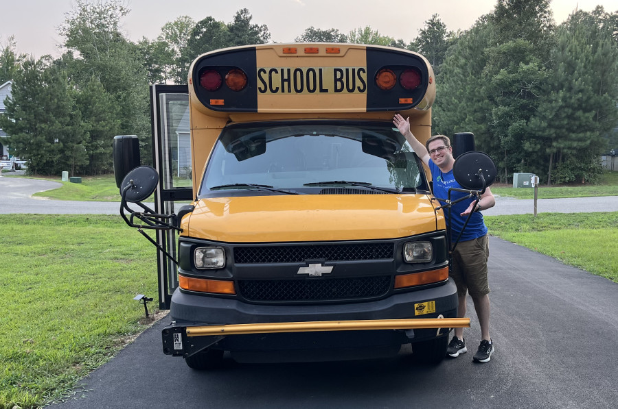My Chevy Blue Bird MicroBird